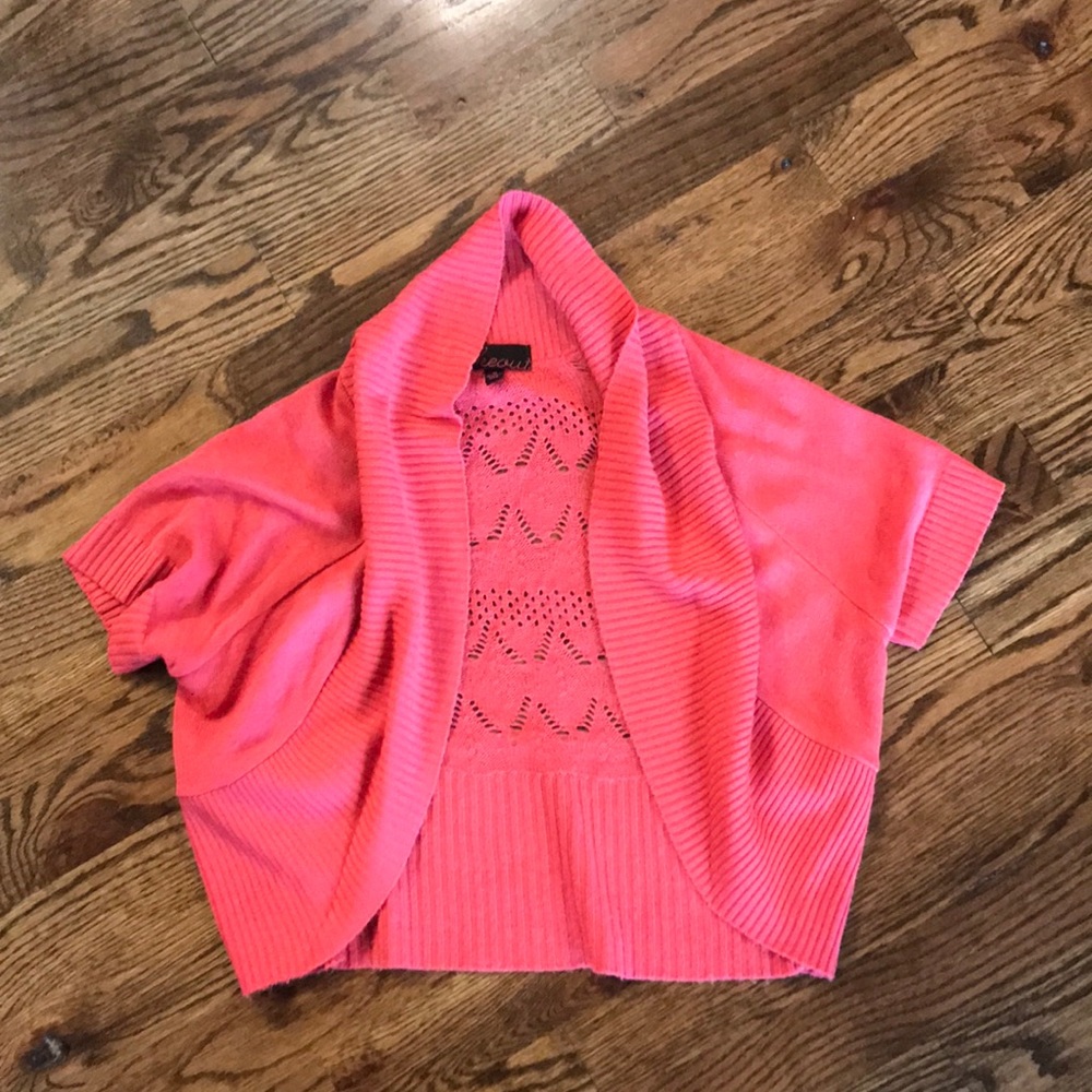 Crop Salmon Sweater